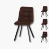 Chaise Stella Marron Lot de 4 chaises pk-03