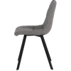 Chaise Stella tissu gris
