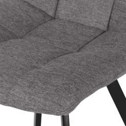 Chaise Stella tissu gris