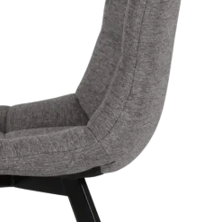 Chaise Stella tissu gris