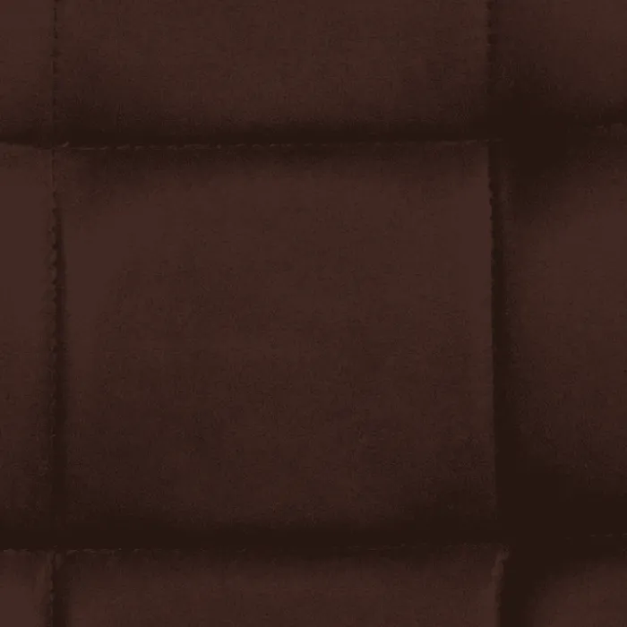 Chaise Stella tissu marron vintage