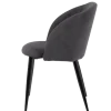Chaise Zara tissu anthracite