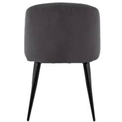 Chaise Zara tissu anthracite