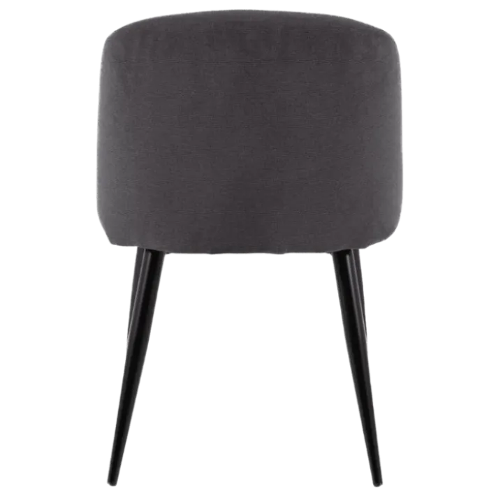 Chaise Zara tissu anthracite