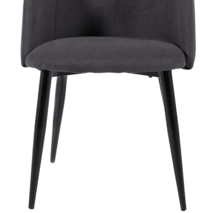 Chaise Zara tissu anthracite