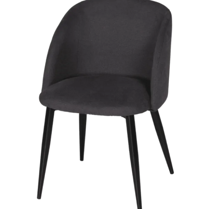 Chaise Zara tissu anthracite
