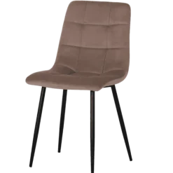 Chaise Zola marron clair