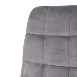 Chaise Zola Velours gris