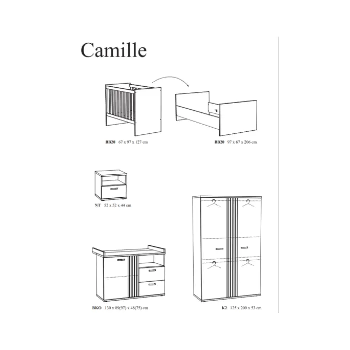 Chambre bébé Camille