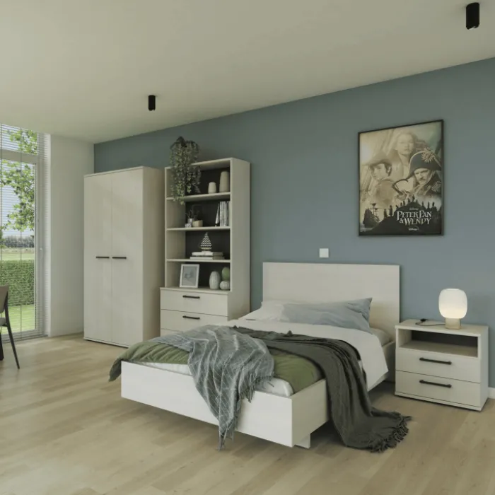 Chambre jeune avec lit 90 cm Lola