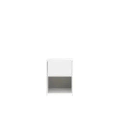 Chevet 1 tiroir Mosaik Blanc ( sur commande )