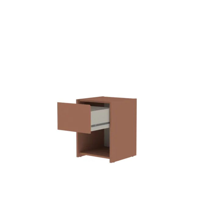 Chevet 1 tiroir Mosaik décor Terracota ( sur commande )