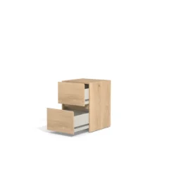 Chevet 2 tiroirs Mosaik décor Hickory ( sur commande )