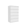 Chiffonnier 5T Chelsea blanc
