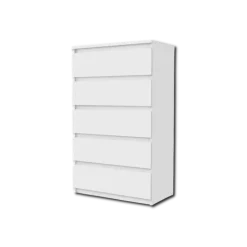 Chiffonnier 5T Chelsea blanc