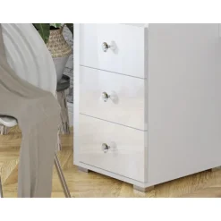 Coiffeuse à 3 tiroirs avec miroir Diva