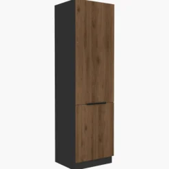 Colonne 60 cm rangement Monza Noyer