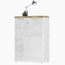 Commode 2 portes Basso - Easy - bianco et cadiz