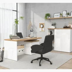 Commode 2 portes Easy - bianco et cadiz