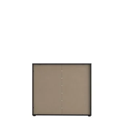 Commode 1P/3T Mokkaro chêne catania/noir