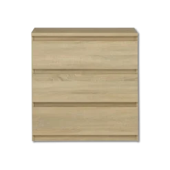 Commode 3T Chelsea chêne sonoma