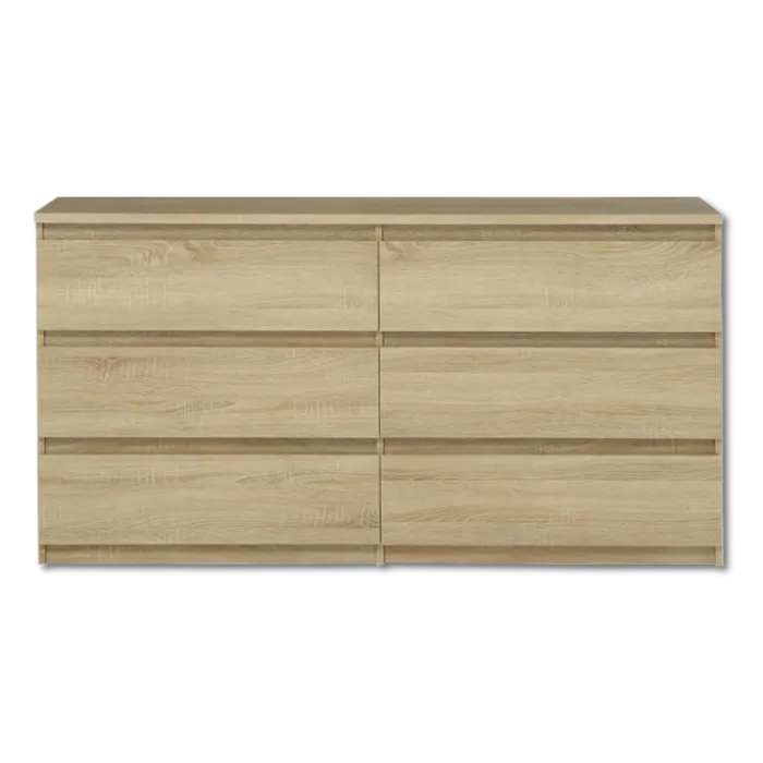 Commode 6T Chelsea chêne sonoma