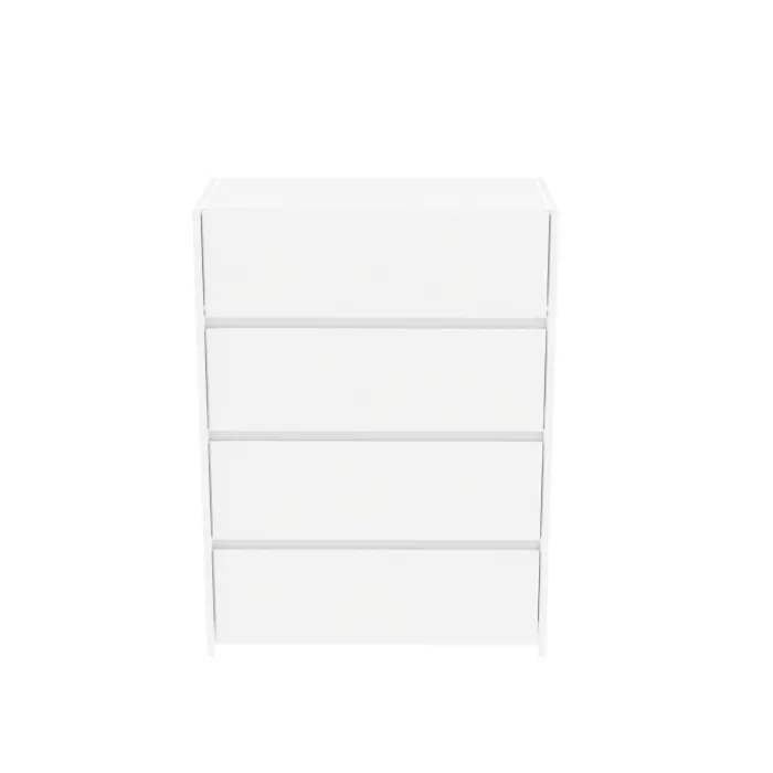 Commode 4 tiroirs Mosaik blanc ( sur commande )
