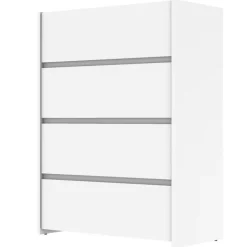 Commode 4 tiroirs Mosaik blanc ( sur commande )