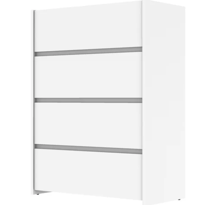 Commode 4 tiroirs Mosaik blanc ( sur commande )