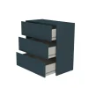 Commode 3 tiroirs Mosaik Bleu nuit ( sur commande )