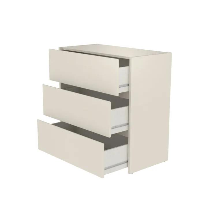 Commode 3 tiroirs Mosaik sable ( sur commande )