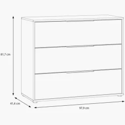Commode 3 tiroirs Orkney