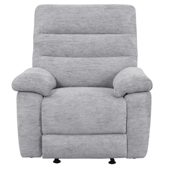 Coral - Fauteuil relax manuel gris clair