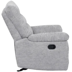 Coral - Fauteuil relax manuel gris clair