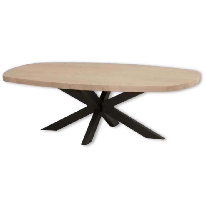 Costa - Table ovale 190 cm Lamulux mango