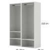 Dressing Casa 90 cm blanc