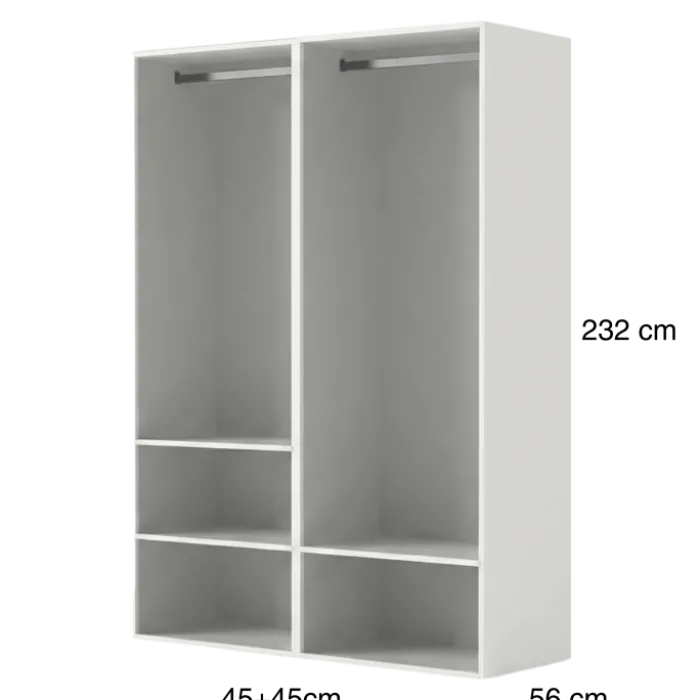 Dressing Casa 90 cm blanc