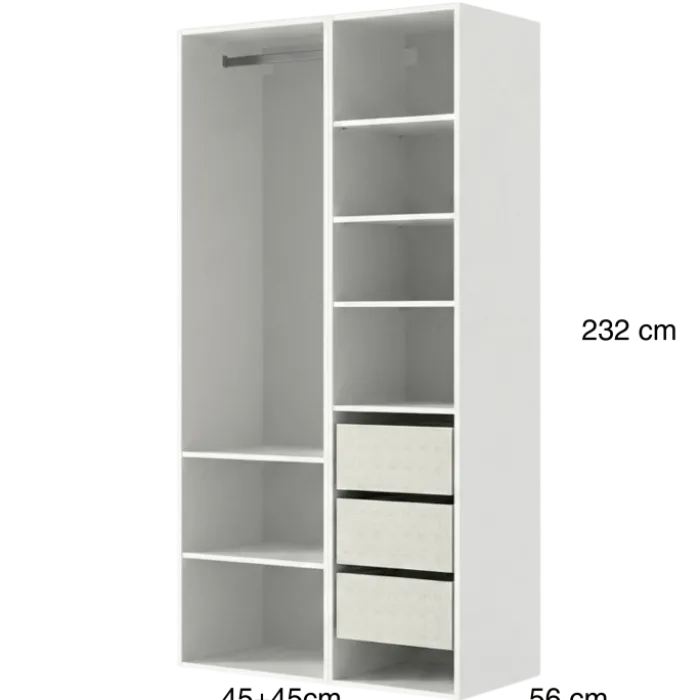 Dressing Casa 90 cm Blanc