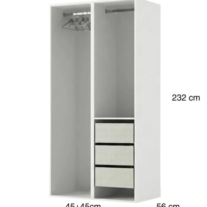 Dressing Casa 90 cm Blanc
