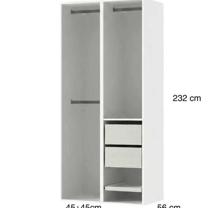 Dressing Casa 90 cm blanc