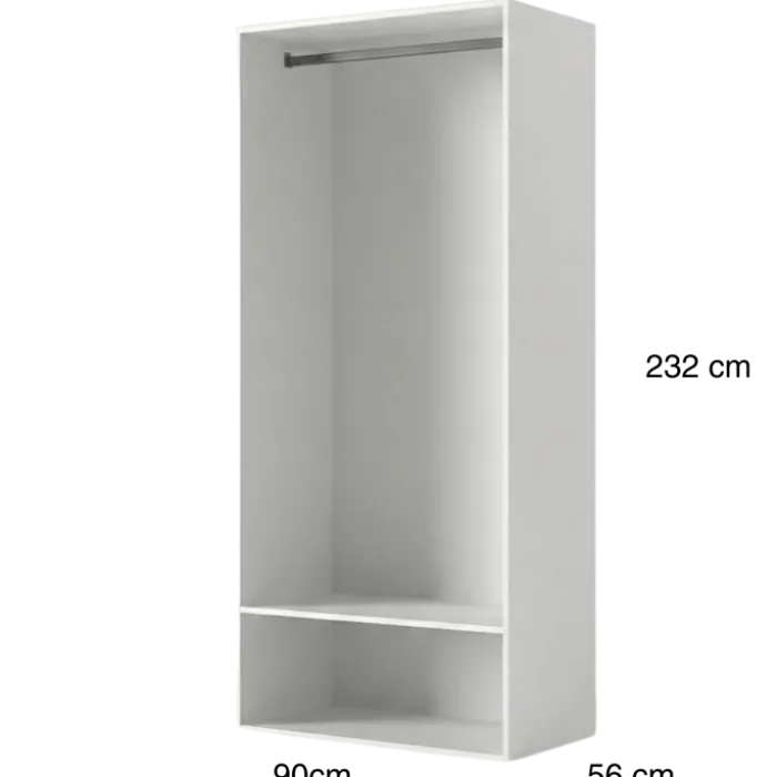 Dressing Casa 90 cm blanc