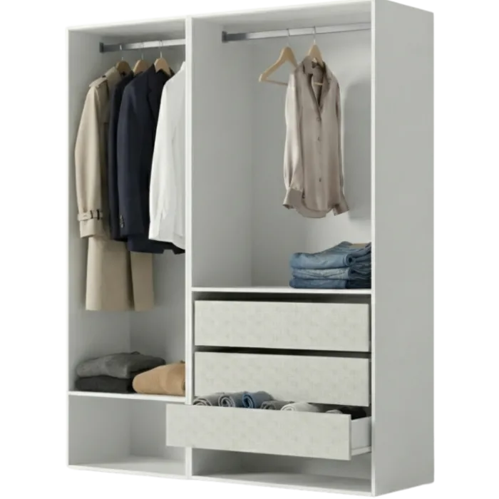 Dressing Casa 105 cm blanc