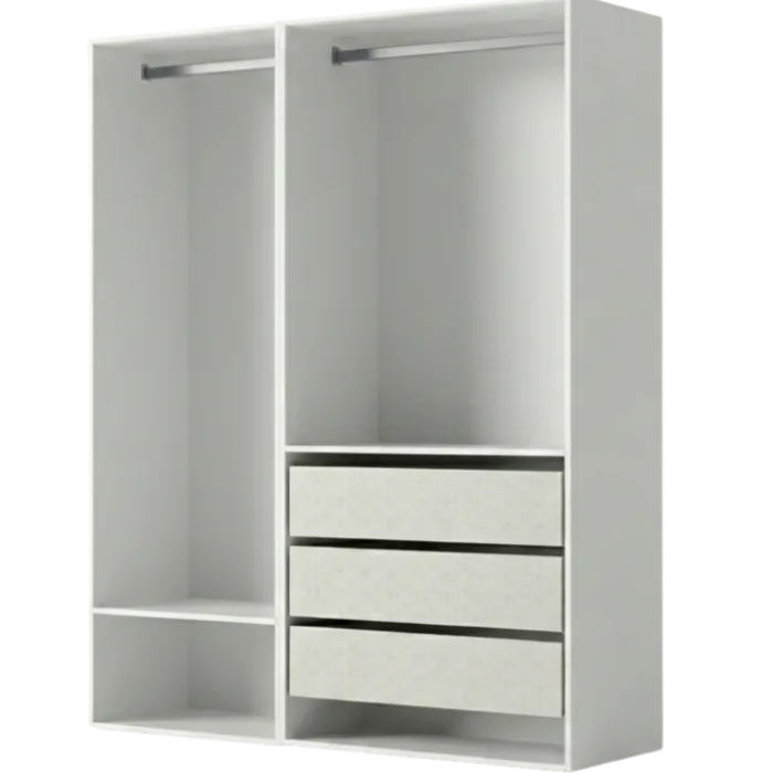 Dressing Casa 105 cm blanc