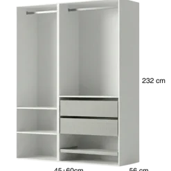 Dressing Casa 105 cm blanc