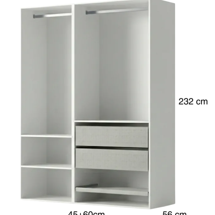 Dressing Casa 105 cm blanc