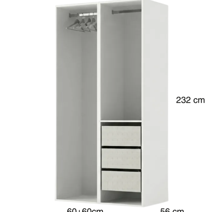 Dressing Casa 120 cm blanc