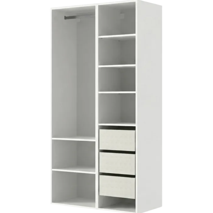 Dressing Casa 120 cm blanc