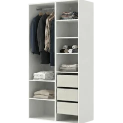 Dressing Casa 120 cm blanc