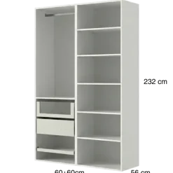 Dressing Casa 120 cm Blanc