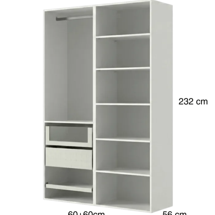 Dressing Casa 120 cm Blanc